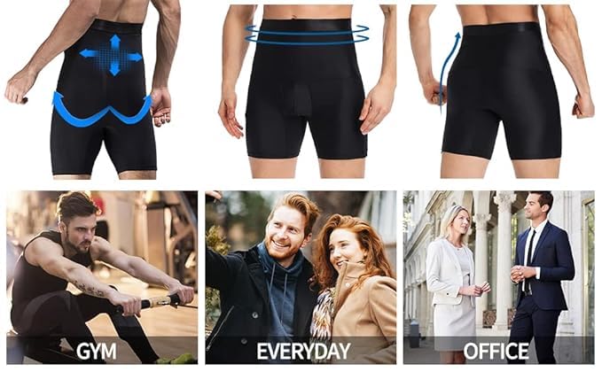 Men's Seamless Microfiber Tummy Tucker Brief