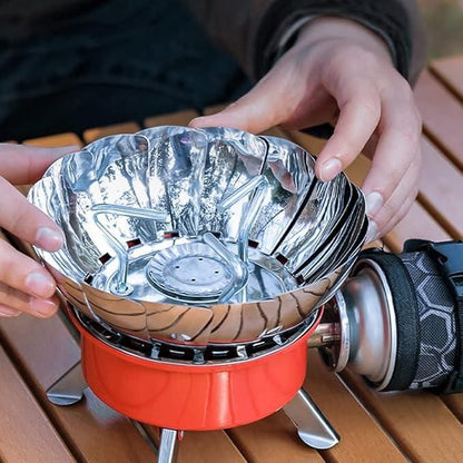 Windproof Outdoor Electronic Foldable Lotus Gas Stove